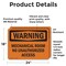 Signmission Mechanical Room No Unauthorized Access OSHA Warning Sign, Vinyl Decal, 24in W x 18in L, 2PK OS-2PACK-WS-D-1824-L-12678 - alternate 6